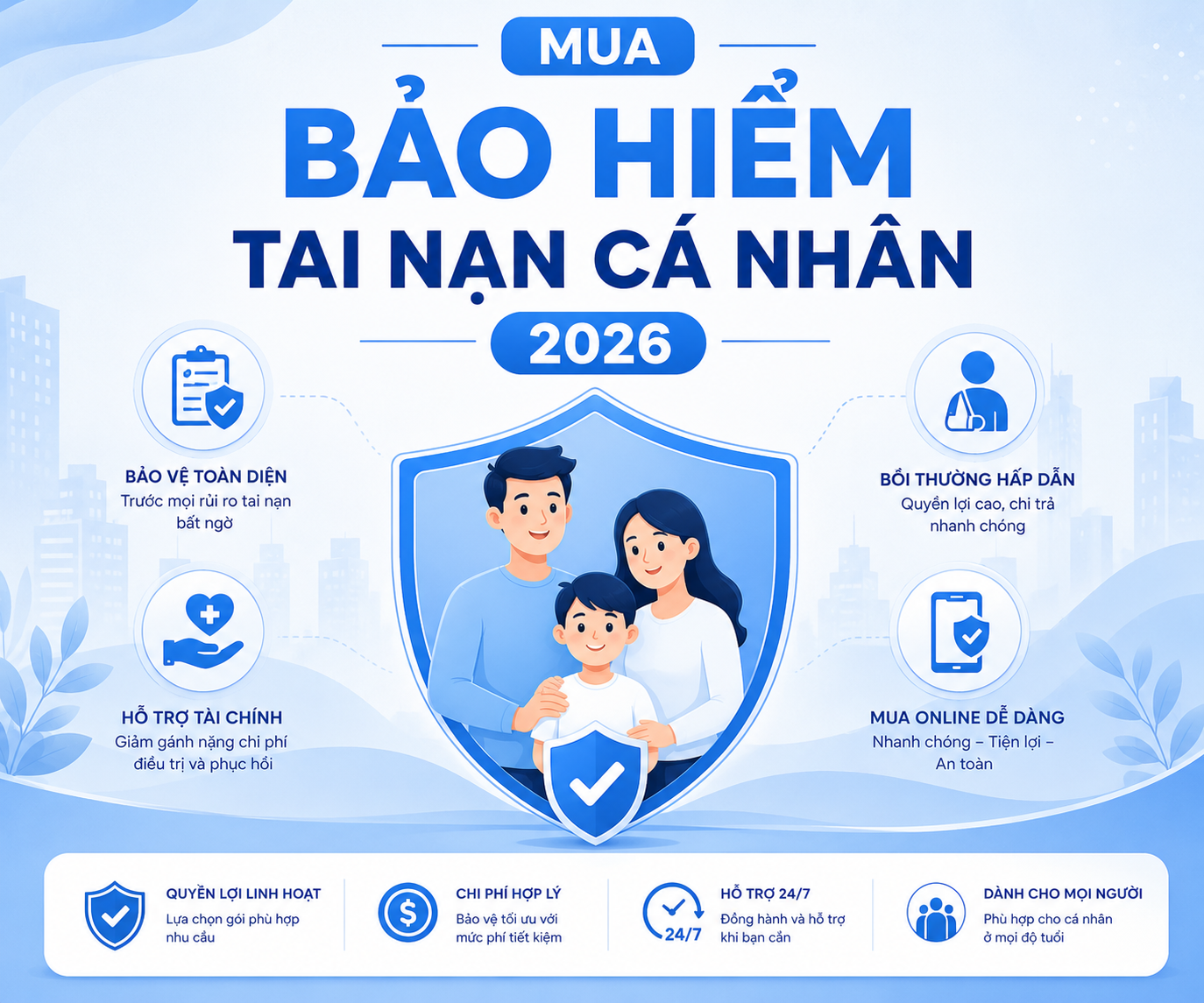 Mua bảo hiểm tai nạn cá nhân 2026